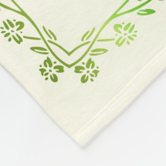 Levensboom Fleece Deken (Hoek)