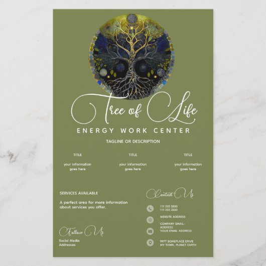 Levensboom Flyer (Voorkant)