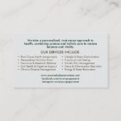 Levensboom - Functional Medicine Visitekaartje (Achterkant)