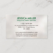 Levensboom - Functionele geneeskunde Visitekaartje (Achterkant)