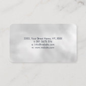 Levensboom - Groene mozaïekcirkels Visitekaartje (Achterkant)