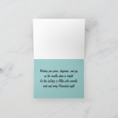 Levensboom Hannukah Kaart (Binnen)