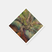 Levensboom - herfst schaduwen servet (Hoek)