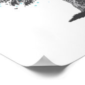 Levensboom-herinneringsgeschenk voor het verlies v poster (Hoek)