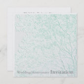 Levensboom/Huwelijksjubileum Uitnodigingen(TBA) Kaart (Voorkant / Achterkant)