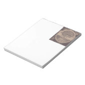 Levensboom in bruin notitieblok (Gedraaid)