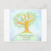 Levensboom Inspirerend Briefkaart (Voorkant)