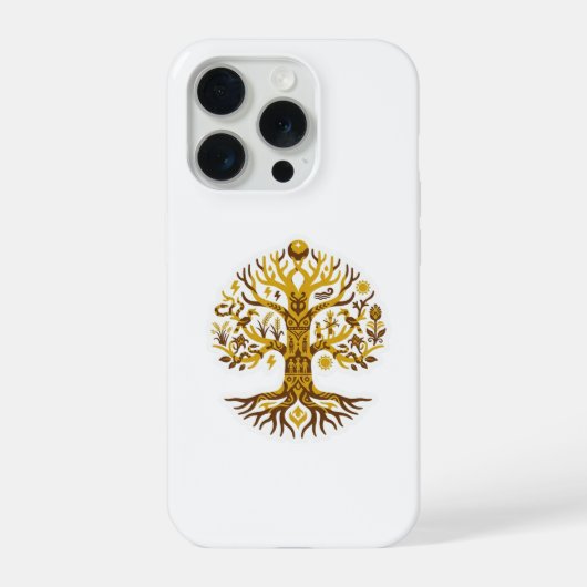 Levensboom iPhone Hoesje (Achterkant)