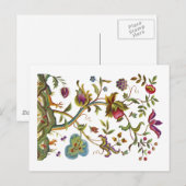 Levensboom Jacobean Borduurwerk Briefkaart (Voorkant / Achterkant)