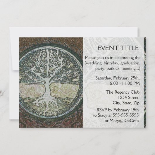 Levensboom Kaart (Voorkant)