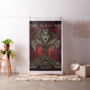 Levensboom – Keltisch Gotische Steampunk Stof