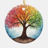 Levensboom Keramisch Ornament (Voorkant)