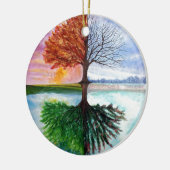 Levensboom Keramisch Ornament (Links)
