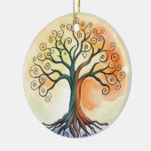 Levensboom Keramisch Ornament (Links)