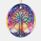 Levensboom Keramisch Ornament (Links)