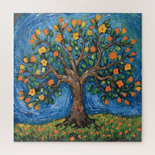 Levensboom kunstwerk, Keltisch Legpuzzel