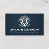 Levensboom - Mededogen - Hartgerichte ondersteunin Visitekaartje (Voorkant)