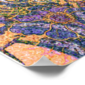 Levensboom met een jangyang en hartsymbool poster (Hoek)