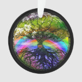Levensboom met regenbooghart ornament (voorkant)