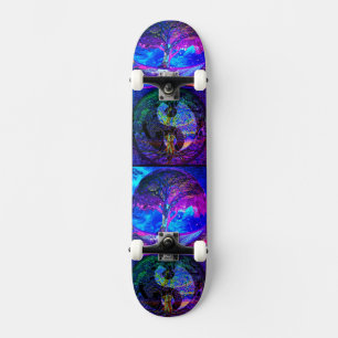 Levensboom met Yin Yangs Skateboard