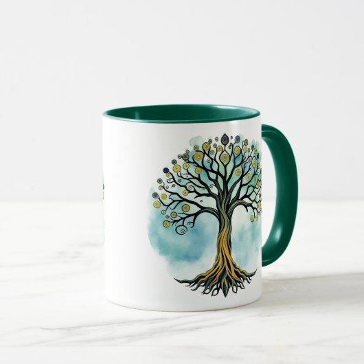 Levensboom Mok (Voorkant rechts)