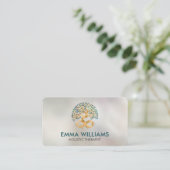 Levensboom - oneindigheid - Abalone Shell Leaves Visitekaartje (Staand voorkant)