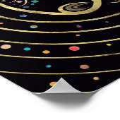 Levensboom - oneindigheid spiraal poster (Hoek)