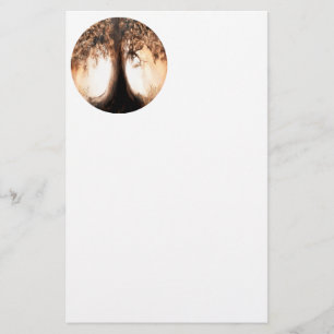 Levensboom op Sunrise Stationery Briefpapier