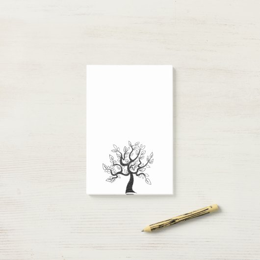 Levensboom Post-it® Notes (Op bureau)