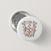levensboom ronde button 3,2 cm (Voorkant /achterkant)