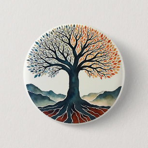 Levensboom Ronde Button 5,7 Cm