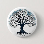 Levensboom Ronde Button 5,7 Cm (Voorkant)