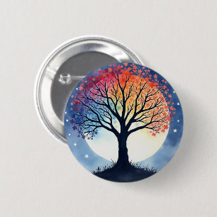 Levensboom Ronde Button 5,7 Cm
