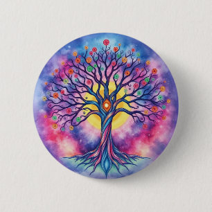 Levensboom Ronde Button 5,7 Cm