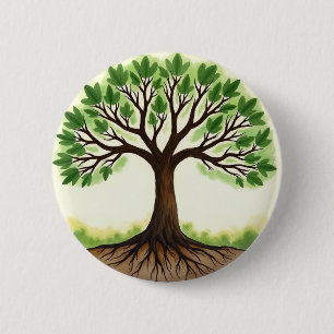 Levensboom Ronde Button 5,7 Cm