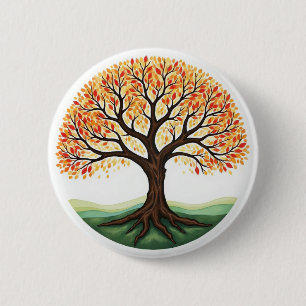 Levensboom Ronde Button 5,7 Cm