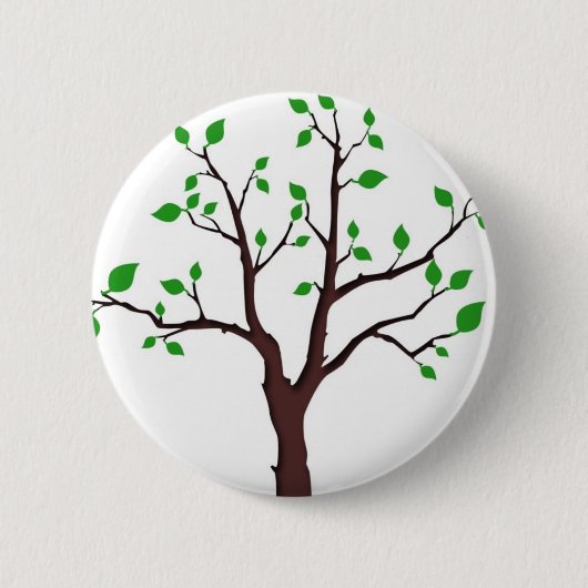Levensboom Ronde Button 5,7 Cm (Voorkant)