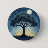 Levensboom Ronde Button 5,7 Cm (Voorkant)