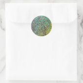 Levensboom Ronde Sticker (Tas)