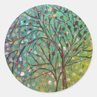 Levensboom Ronde Sticker