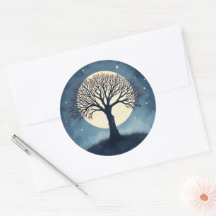 Levensboom Ronde Sticker
