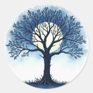 Levensboom Ronde Sticker