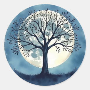 Levensboom Ronde Sticker