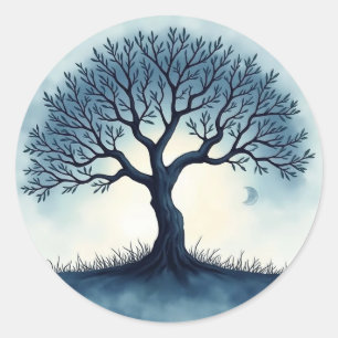 Levensboom Ronde Sticker