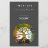 Levensboom | Seizoenen Flyer (Achterkant)