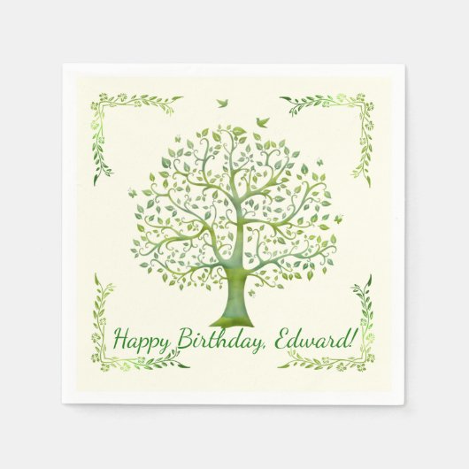 Levensboom Servet (Voorkant)