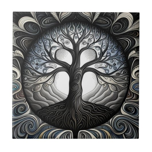 Levensboom Tegeltje (Voorkant)