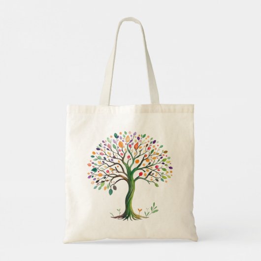 Levensboom Tote Bag (Achterkant)