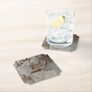 Levensboom Twee Papier Coaster Kartonnen Onderzetters