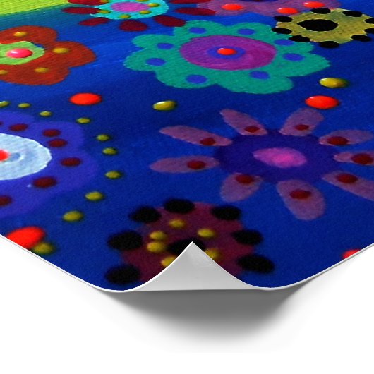 Levensboom van de poten poster (Hoek)